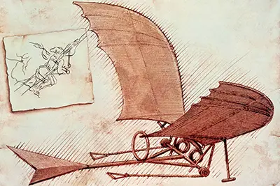 Leonardo da Vinci Inventions - Flying Machine
